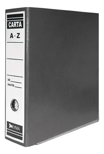 REGISTRADOR KYMA ARCOIRIS NEGRO TAMAÑO CARTA