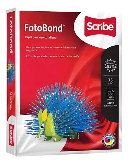 PAPEL BOND FOTOBOND CARTA 75G 500H