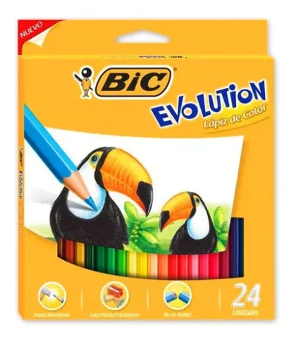 COLORES BIC EVOLUTION CON 24