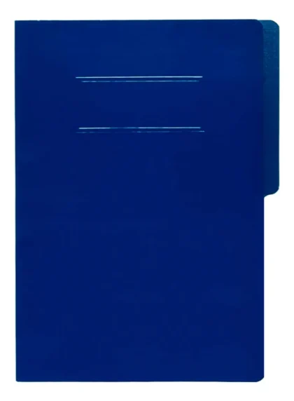 FOLDER CON BROCHE TAMAÑO OFICIO BACO AZUL O