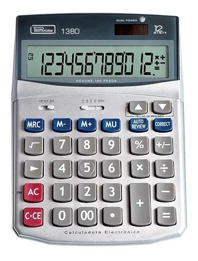 CALCULADORA PRINTAFORM ESCRIT 12 DIG 1380