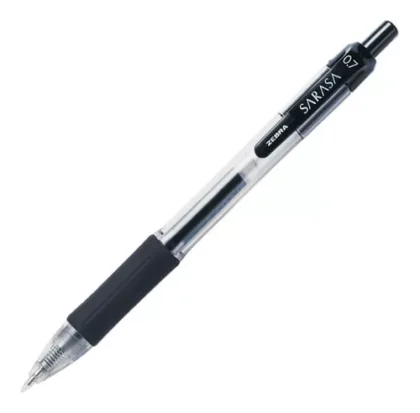 BOLIGRAFO ROLLERBALL SARASA ZEBRA RET PUNTO FINO 0.5 NEGRO