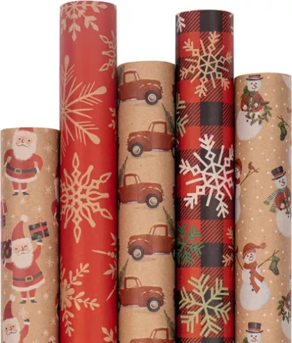 PAPEL PARA REGALO PADI NAVIDAD SURT 30PZA