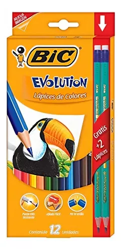 COLORES BIC EVOLUTION CON 12