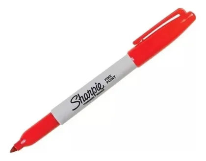 MARCADOR PERMANENTE SHARPIE FINO ROJO