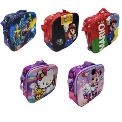 LONCHERA INFANTIL CON LAPICERA DIFERENTES DISEÑOS