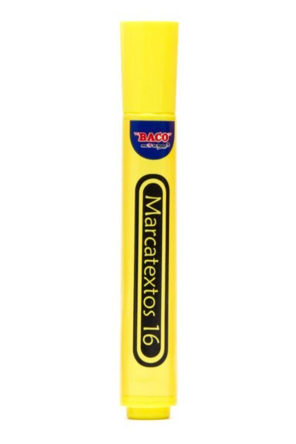 RESALTADOR BACO PLASTICO 16 AMARILLO
