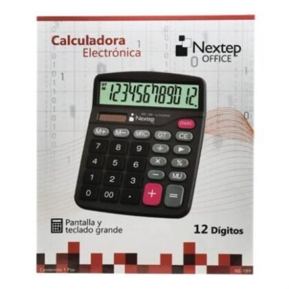 CALCULADORA NEXTEP ESCRITORIO 12 DIGITOS NE-189