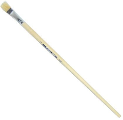 PINCEL PLANO PELO CERDO BARRILITO NO.12