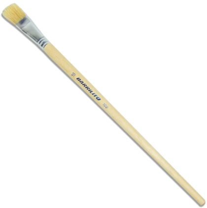 PINCEL PLANO PELO CERDO BARRILITO 18