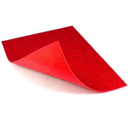 FOAMY TAMAÑO CARTA CON DIAMANTINA PASCUA ROJO