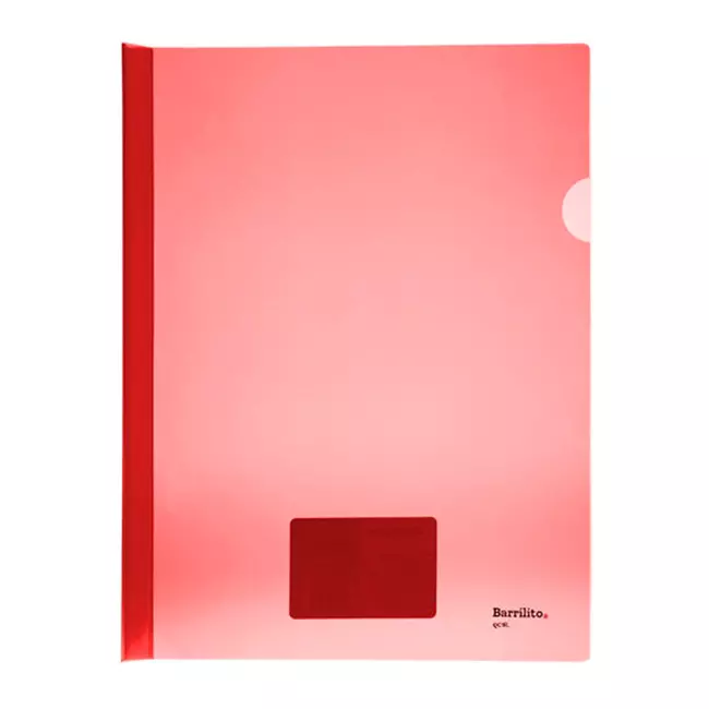 FOLDER COSTILLA BARRILITO TAMAÑO CARTA ROJO