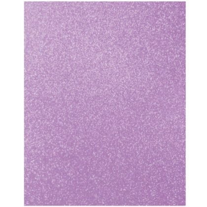 FOAMY TAMAÑO CARTA CON DIAMANTINA PASCUA LILA