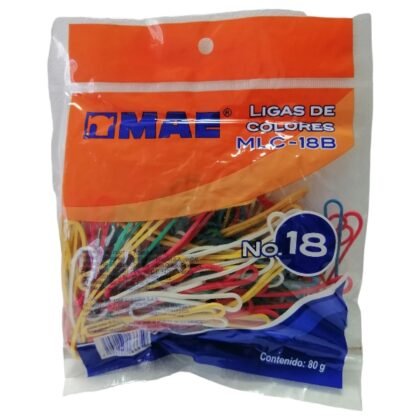 LIGA HULE COLORES NO.18 MAE 80GRS