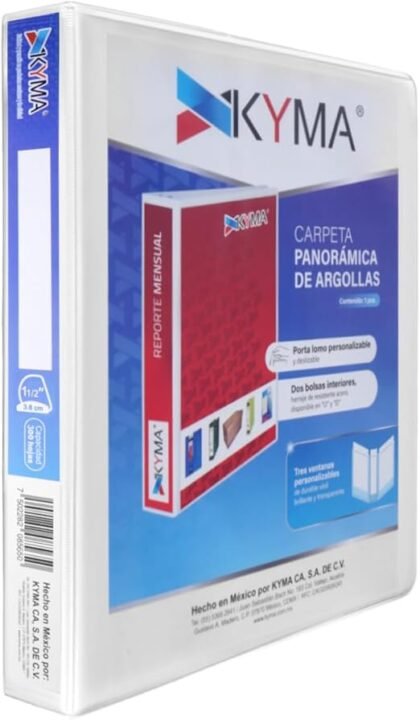 CARPETA KYMA V BLANCA PARA 300HJ "D" 1.5"