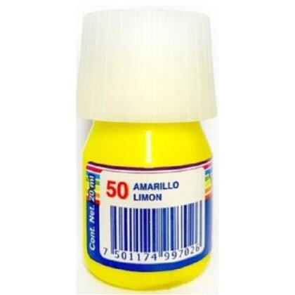 PINTURA CARTEL BACO 25ML 50 AMARILLO LIMON