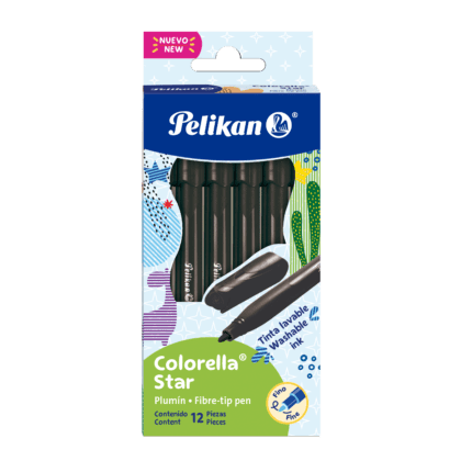PLUMIN PELIKAN COLORELLA STAR NEGRO
