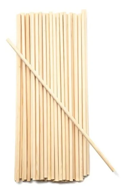 PALO DE MADERA 60CMX4MM DELGADO PZ