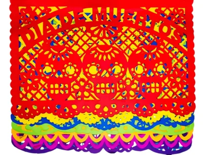 PAPEL PICADO DIA MUERTOS GDE SURT CON 50