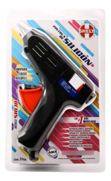 PISTOLA PARA SILICON GRANDE SHELY G2 NEGRA