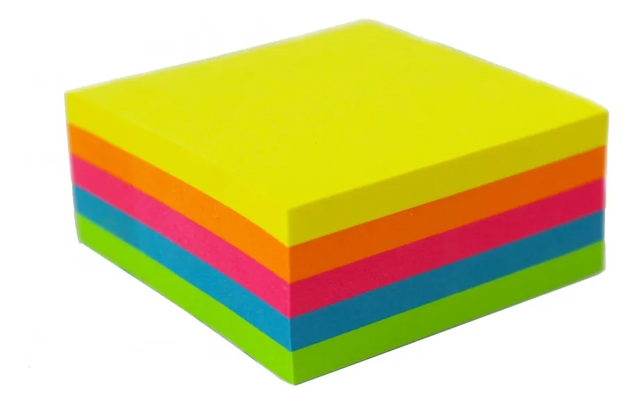 NOTAS ADHESIVAS MAE A-INK 3X3 NEON 400H