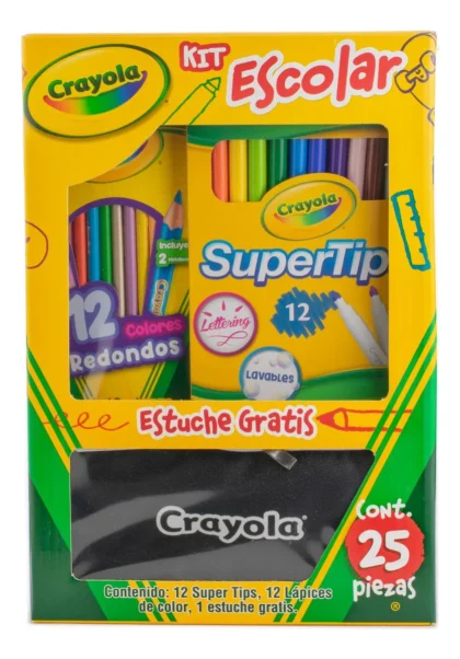 KIT CRAYOLA ESCOLAR