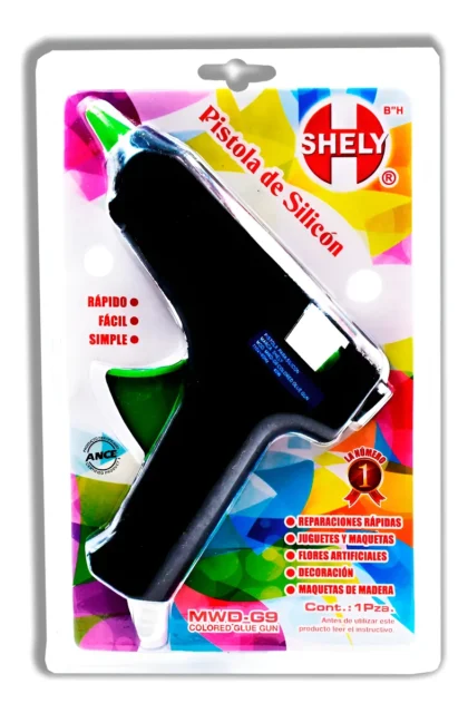 PISTOLA PARA SILICON CHICA SHELY G9N NEGRA