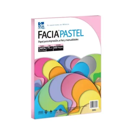 PAPEL BOND FACIA CARTA ROSA PASTEL