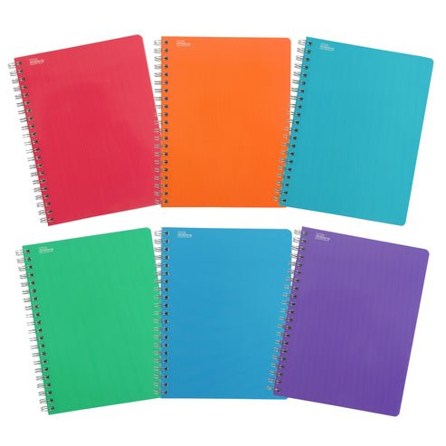 CUADERNO PROFESIONAL PRINTAFORM ARCOIRIS PASTA SEMI-RIGIDA RAYA 100 HOJAS